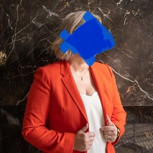 J Crew Orange Blazer